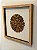 Quadro Mandala - Madeira e Linho - com Moldura - Imagem 1