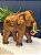 Elefante - Madeira Maciça - Envernizado - 34CM - Imagem 1