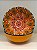 Bowl - Cerâmica - Turquia - Pintura Alto Relevo - Tamanho Grande - Laranja - Imagem 1