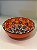 Bowl - Cerâmica - Turquia - Pintura Alto Relevo - Tamanho Grande - Laranja - Imagem 2