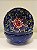 Bowl - Cerâmica - Turquia - Pintura Alto Relevo - Tamanho Grande - Azul Escuro - Imagem 1