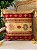 Capa Para Almofada - Jacquard - Tassel - Vermelho e Bege - Imagem 1
