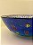 Saladeira - Cerâmica - Turquia - Pintura Alto Relevo - Tamanho Grande - Azul Escuro - Imagem 3