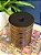 Pote - Madeira - Marrom e Preto - 18CM - Imagem 2
