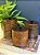 Pote - Madeira - Marrom e Preto - 14CM - Imagem 3