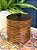 Pote - Madeira - Marrom e Preto - 14CM - Imagem 1