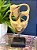 Escultura Mascara Festa - Decorativo - Madeira - Com Base - Imagem 1