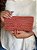 Bolsa Clutch - Tecido - Miçangas - Salmão - Imagem 1