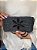 Bolsa Clutch - Tecido - Miçangas - Preto e Cinza - Imagem 2