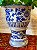 Cachepot em Cerâmica - Com Base - Azul e Branco - 46CM - Imagem 2