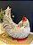 Galinha Decorativa - Cerâmica - Branca - 28CM - Imagem 1