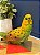 Escultura Periquito - Decorativa - Cerâmica - Amarelo e Verde - Imagem 2