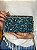 Bolsa Clutch em Metal - Azul e Colorido - Miçangas - Com Alça - Imagem 2