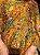 Pashmina Toque Seda - Estampada - Amarelo e Colorida - Imagem 2