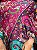 Pashmina Toque Seda - Estampada - Pink e Colorida - Imagem 2