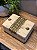 Caixa Decorativa - Porta Joias - Madeira - Aplique em Metal - Off White e Dourado - 23X17CM - Imagem 3