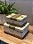 Caixa Decorativa - Porta Joias - Madeira - Aplique em Metal - Off White e Dourado - 23X17CM - Imagem 4