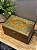 Caixa Decorativa - Porta Joias - Madeira - Aplique em Metal - Dourado - 30X20CM - Imagem 3