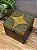 Caixa Decorativa - Porta Joias - Madeira - Aplique em Metal - Dourado - 16X16CM - Imagem 2