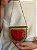 Mini Bolsa Clutch em Metal - Vermelho e Dourado - Com Alça - Imagem 2