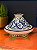 Tagine Saleiro Marroquino - Cerâmica - Pitando à mão - Azul - Imagem 1