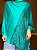 Pashmina de Viscose - Estampada - Verde e Preto - Imagem 1