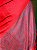 Pashmina de Viscose - Estampada - Vermelho e Cinza Escuro - Imagem 2