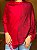 Pashmina de Viscose - Estampada - Vermelho Queimado e Preto - Imagem 1