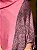 Pashmina de Viscose - Estampada - Rosa Claro e Cinza - Imagem 2