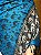 Pashmina de Viscose - Estampada - Dupla Face - Azul, Preto e Cinza - Imagem 2