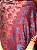 Pashmina de Viscose - Estampada - Dupla Face - Vermelho e Azul - Imagem 2