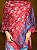Pashmina de Viscose - Estampada - Dupla Face - Vermelho e Azul - Imagem 3