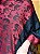 Pashmina de Viscose - Estampada - Dupla Face - Preto e Vermelho - Imagem 2