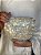 Bolsa Clutch em Metal - Madrepérolas - Com Alça - Imagem 1