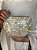 Bolsa Clutch em Metal - Madrepérolas - Com Alça - Imagem 2