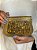 Bolsa Clutch em Metal - Marrom e Dourado - Com Alça - Imagem 2