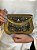 Bolsa Clutch em Metal - Preto, Colorido e Dourado - Com Alça - Imagem 1