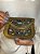 Bolsa Clutch em Metal - Colorido e Dourado - Com Alça - Imagem 1