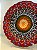 Prato de Parede - Decorativo - Turquia - Cerâmica - Alto Relevo - Vermelho e Colorido - Grande - Imagem 2