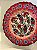 Prato de Parede Pequeno - Turquia - Decorativo - Cerâmica - Alto Relevo - Vermelho e Colorido - Imagem 2
