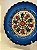 Prato de Parede Pequeno - Turquia - Decorativo - Cerâmica - Alto Relevo - Azul e Colorido - Imagem 2