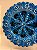Prato de Parede Pequeno - Turquia - Decorativo - Cerâmica - Alto Relevo - Azul Turquesa - Imagem 2