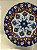 Prato de Parede Pequeno - Turquia - Decorativo - Cerâmica - Alto Relevo - Azul Escuro e Colorido - Imagem 2