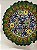 Prato de Parede Pequeno - Turquia - Decorativo - Cerâmica - Alto Relevo - Verde e Colorido - Imagem 2