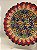 Prato de Parede Pequeno - Turquia - Decorativo - Cerâmica - Alto Relevo - Laranja e Colorido - Imagem 2