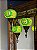 Luminária de Teto Turca 3 Globos Média Verde - Imagem 2