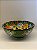 Bowl - Cerâmica - Turquia - Relevo - Tamanho Médio - Verde e Colorido - Imagem 2