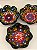 Bowl - Cerâmica - Turquia - Pintura Alto Relevo - Tamanho Pequeno - Preto e Colorido - Imagem 2