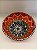 Saladeira - Cerâmica - Turquia - Pintura Alto Relevo - Tamanho Pequeno - Laranja e Colorido - Imagem 2