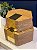 Caixa Decorativa - Madeira - Porta Joias - Marrom e Dourado - 30X26CM - Imagem 4